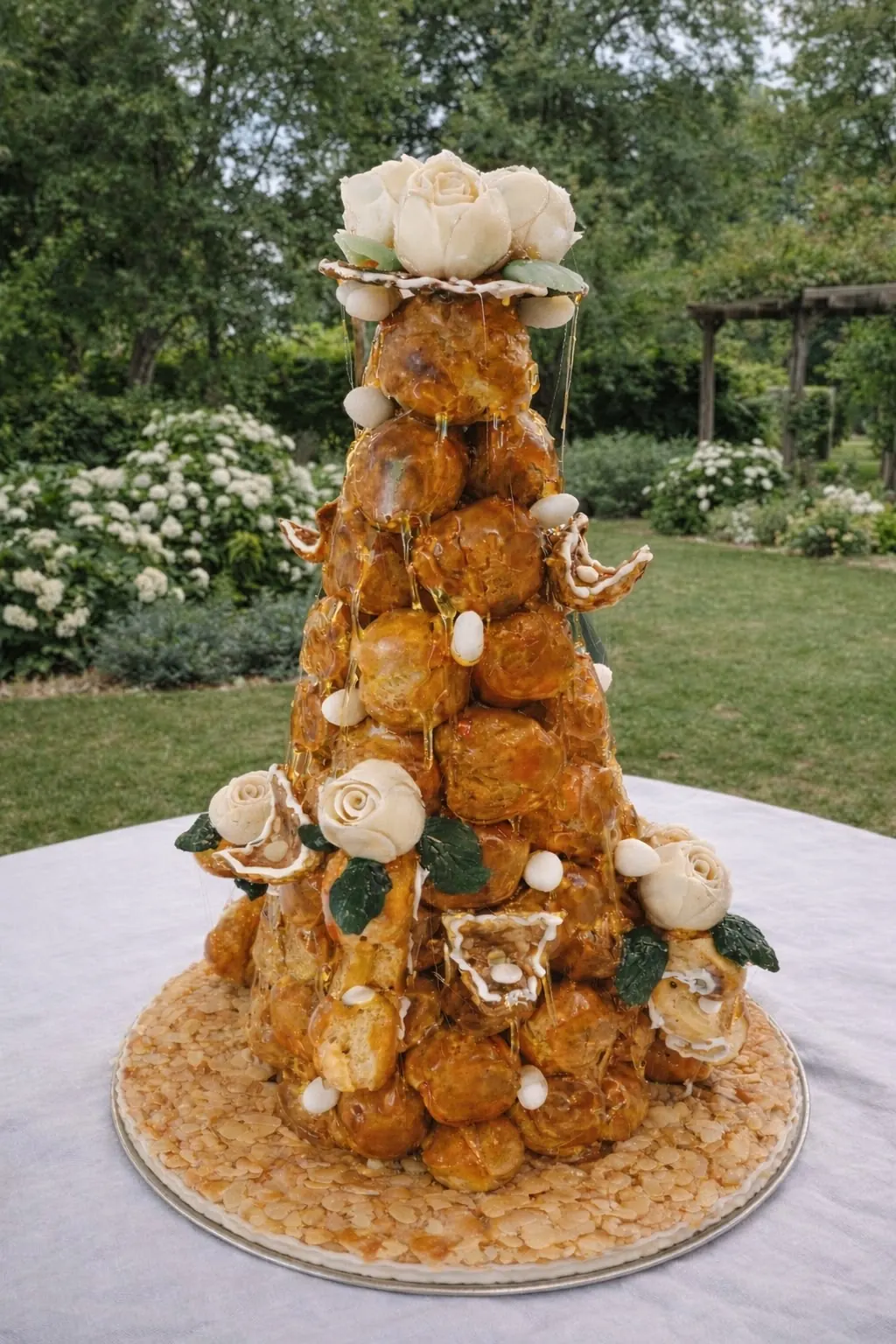 Pièce montée en choux pour un mariage